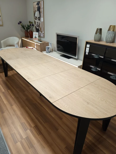 Stół okrągły rozkładany JASMIN 100-312 cm