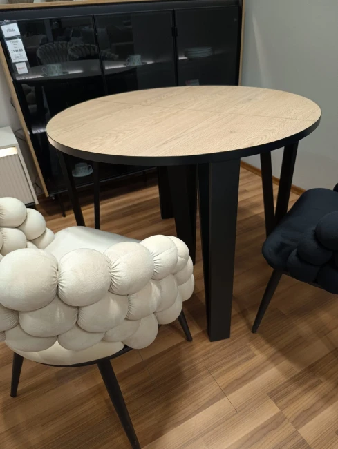 Stół okrągły rozkładany JASMIN 100-312 cm