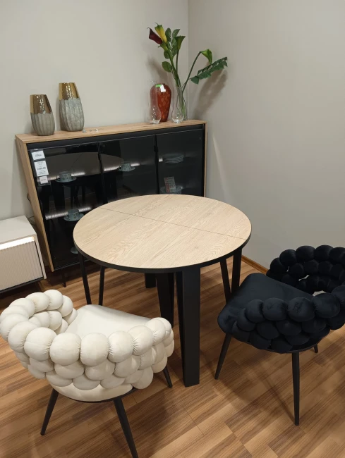 Stół okrągły rozkładany JASMIN 100-312 cm Endo