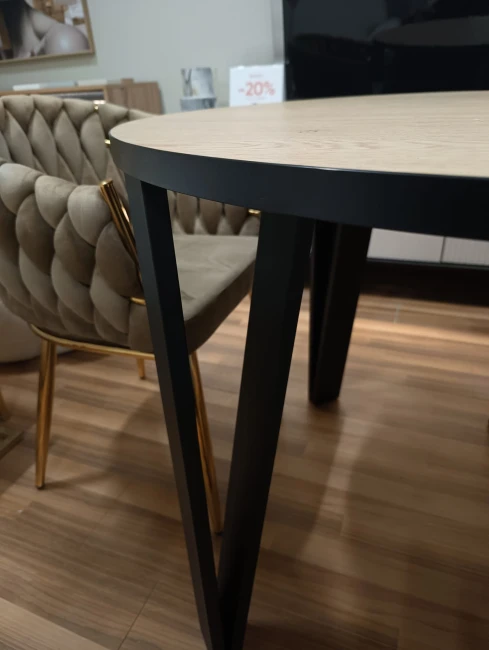 Stół okrągły rozkładany JASMIN 100-312 cm