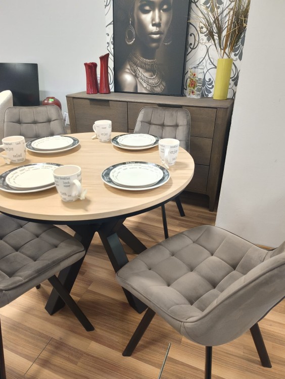 KRZESŁO OBROTOWE MONTI VELVET CZARNY STELAŻ/ CAPPUCCINO BLUVEL 38 SIGNAL