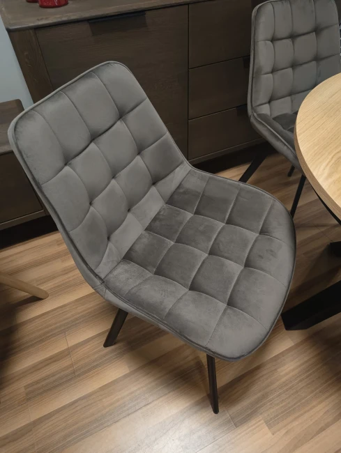 KRZESŁO OBROTOWE MONTI VELVET CZARNY STELAŻ/ CAPPUCCINO BLUVEL 38 SIGNAL