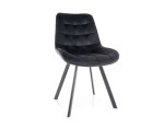 KRZESŁO OBROTOWE MONTI VELVET CZARNY STELAŻ/ CZARNY BLUVEL 19