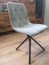 Krzesło obrotowe do jadalni NALU ciemno beżowe Raven30