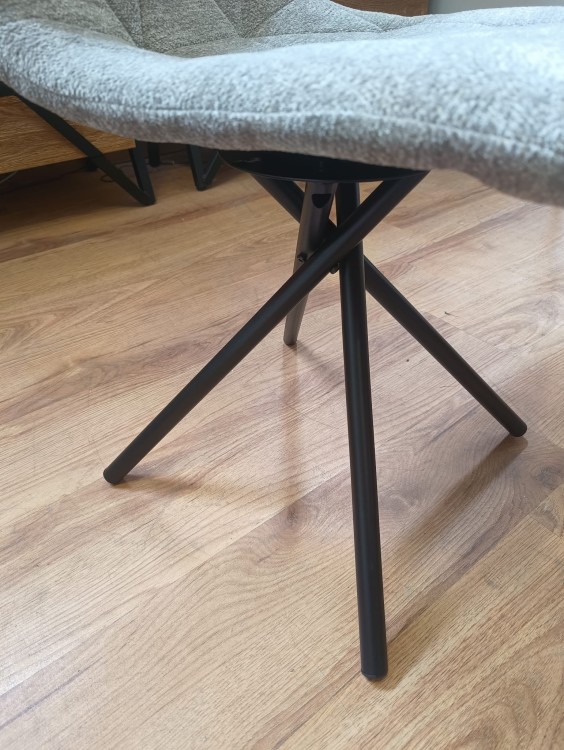 Krzesło obrotowe do jadalni NALU ciemno beżowe Raven30