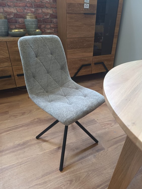 Krzesło obrotowe do jadalni NALU ciemno beżowe Raven30