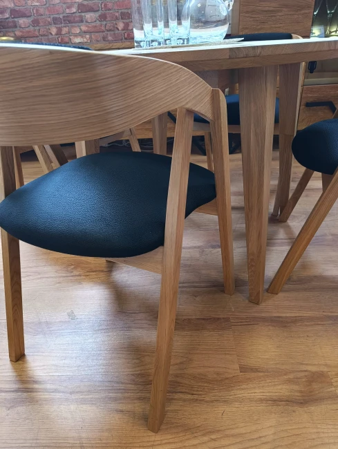 HANA nowoczesne krzesło dębowe duży wybór kolorów