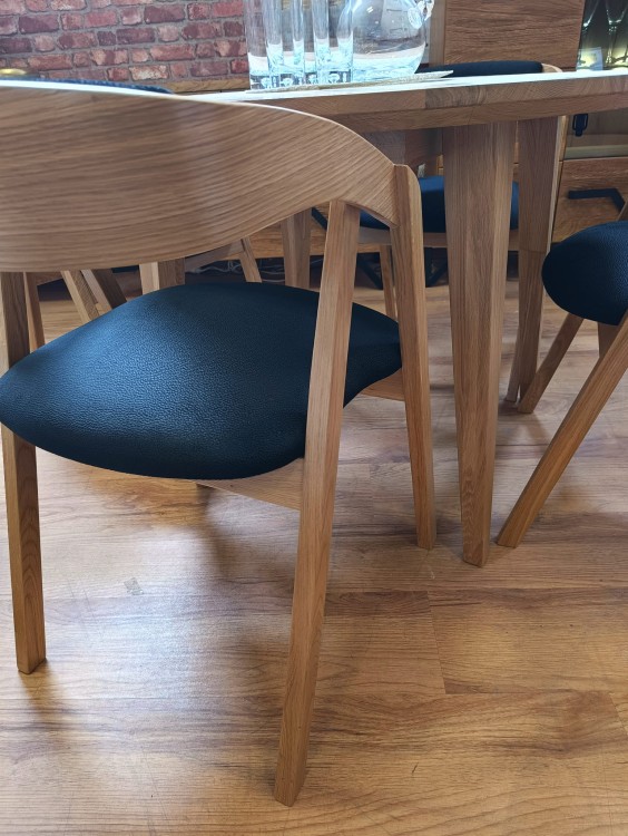 HANA nowoczesne krzesło dębowe duży wybór kolorów