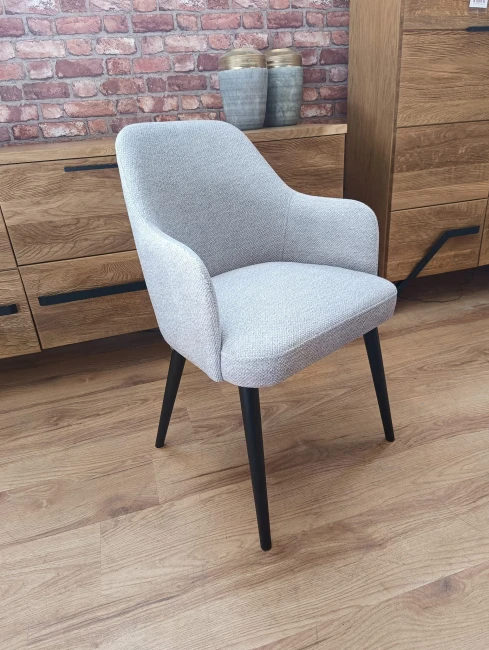 MIA wygodne krzesło ze sprężyną - duży wybór tkanin / stelaż buk  Bukowski