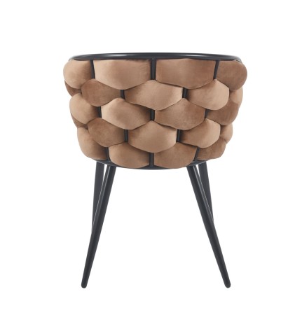 ELIRA K47-FX KRZESŁO CAPPUCCINO CZARNY STELAŻ FURNITEX.jpg