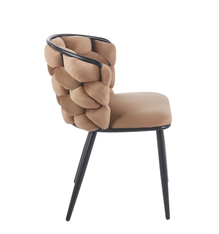 ELIRA K47-FX KRZESŁO CAPPUCCINO CZARNY STELAŻ CFURNITEX.jpg