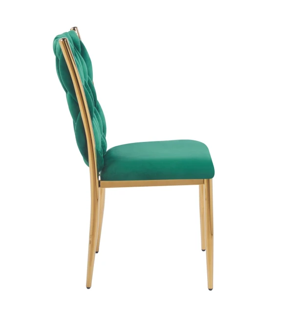Krzesło plecione Aurora K37-FX Gold zielony Furnitex.jpg
