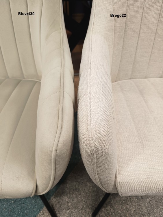 KRZESŁO OBROTOWE AZALIA BREGO CZARNY STELAŻ / JASNY BEŻ 22