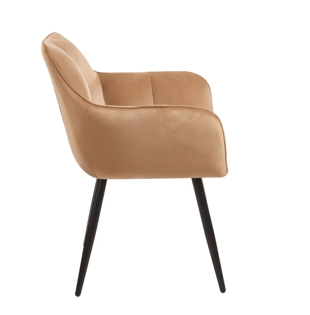NOVA K40-FX krzesło kubełkowe cappuccino velvet do jadalni.jpg