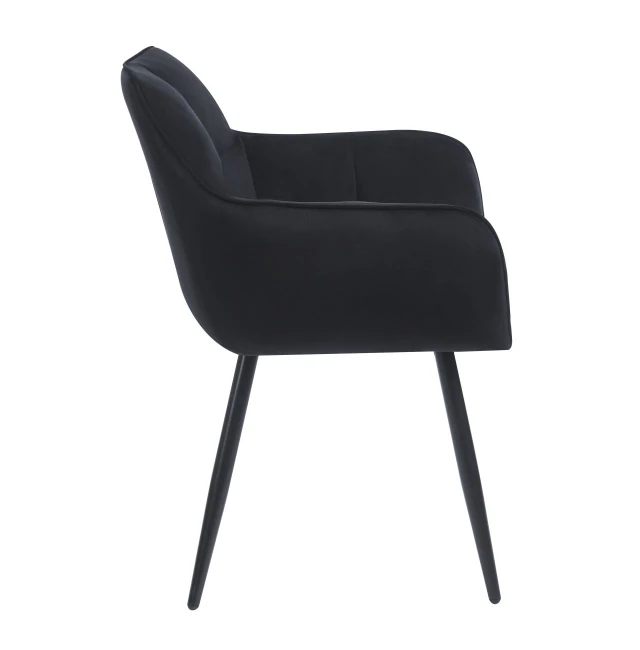 do salonu NOVA K40-FX krzesło kubełkowe czarne velvet pikowane do jadalni.jpg