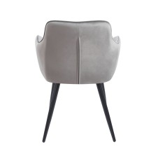 do salonu NOVA K40-FX wygodne krzesło kubełkowe szare velvet Furnitex do jadalni.jpg