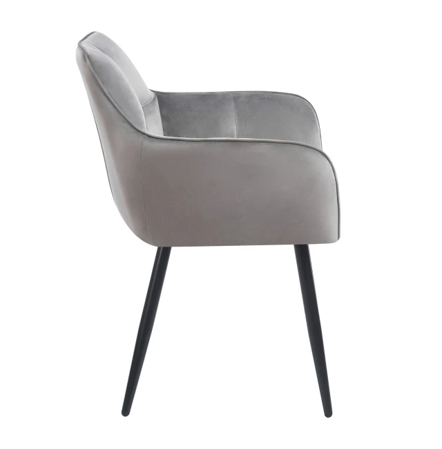 do salonu NOVA K40-FX krzesło kubełkowe szare velvet Furnitex do jadalni.jpg