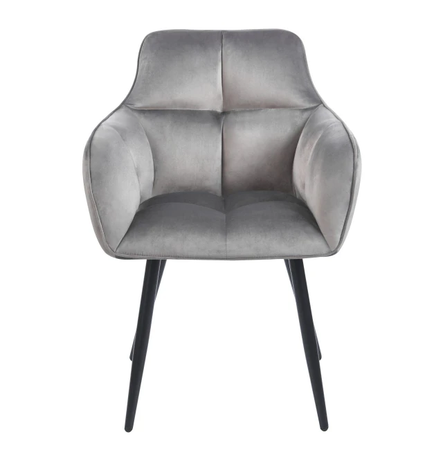 do salonu NOVA K40-FX krzesło kubełkowe szare velvet Furnitex.jpg