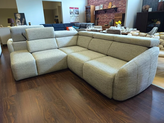 Grappa narożnik z funkcją spania i regulowanymi zagłówkami Zoya Sofa