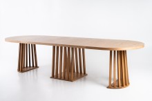 TAVO OVAL stół owalny z lamelami wybór rozmiarów i kolorów