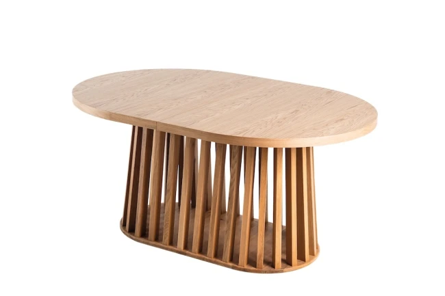 TAVO OVAL stół owalny z lamelami wybór rozmiarów i kolorów