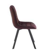 J265 brązowe Riviera 28 wygodne krzesło pikowane do jadalni.jpg