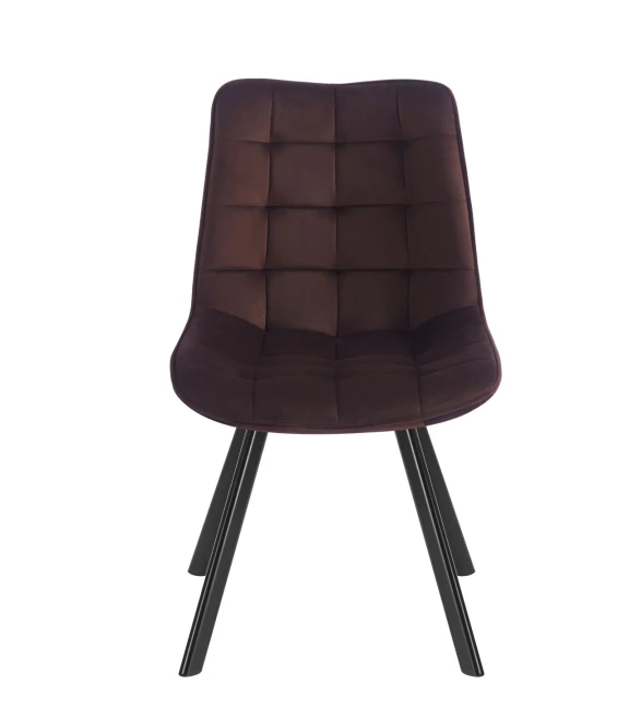 J265 brązowe Riviera 28 krzesło pikowane do jadalni Furnitex.jpg