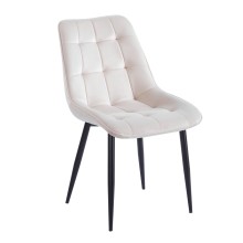 J262 krzesło pikowane beżowe do jadalni Furnitex.jpg