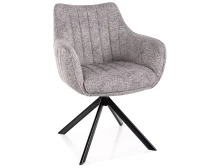 Krzesło obrotowe do jadalni Azalia Leo 04 jasny szary Signal