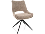 Krzesło obrotowe Fino I Noelle 33 ciemny beż / czarny stelaż