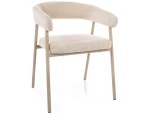 Krzesło z podłokietnikami Katana beżowe tap. 257 / kaszmir
