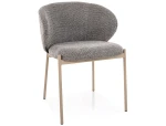 Krzesło tapicerowane Kioto szare tap. 254 / kaszmir
