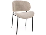 Krzesło Kiso Noelle 30 beżowe / czarny stelaż
