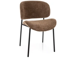 Krzesło Kiso Noelle 45 cappuccino / czarny stelaż