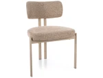 Krzesło tapicerowane Misaki beżowe tap. 253 / kaszmir