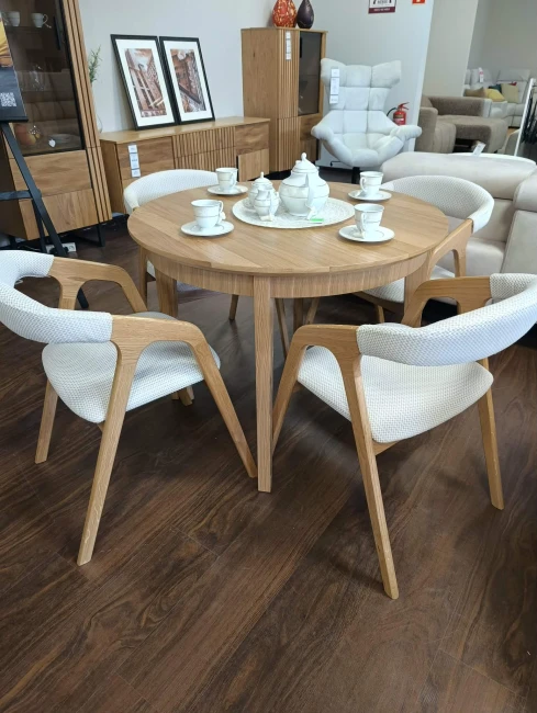 VEGA stół okrągły rozkładany - wybierz rozmiar i kolor