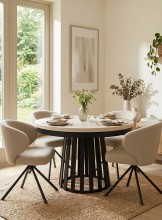 krzesło obrotowe Orbit oraz stół okrągły rozkładany Magnus.jpg