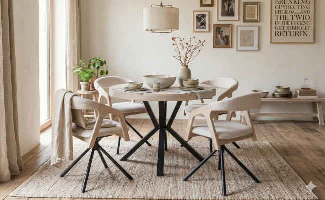 ELVA TWIST obrotowe krzesło dębowe duży wybór kolorów