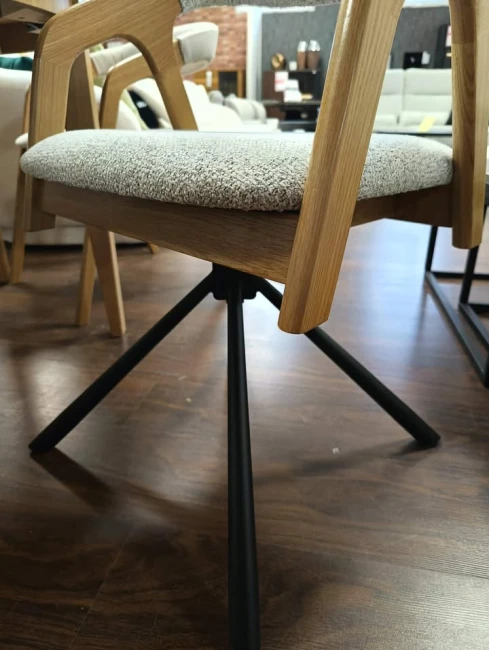 KRZESŁO ELVA TWIST OBROTOWE DĘBOWE KRZESŁO DO JADALNI WYBÓR KOLORÓW.jpg