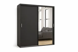 Szafa przesuwna MARSHALL 4 (M4) z lustrem  – wybór koloru  i szerokości 110–200 cm 