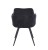 KRZESŁO LARO K43-FX OBROTOWE DO JADALNI NA SPREŻYNIE KIESZENIOWEJ TKANINA WIND CZARNE.jpg