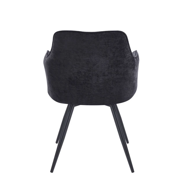 KRZESŁO LARO K43-FX OBROTOWE DO JADALNI NA SPREŻYNIE KIESZENIOWEJ TKANINA WIND CZARNE.jpg