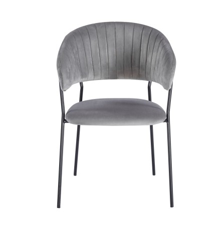 GLAM BLACK KRZESŁO TAPICEROWANE SZARE K4-FX FURNITEX DO JADALNI.jpg