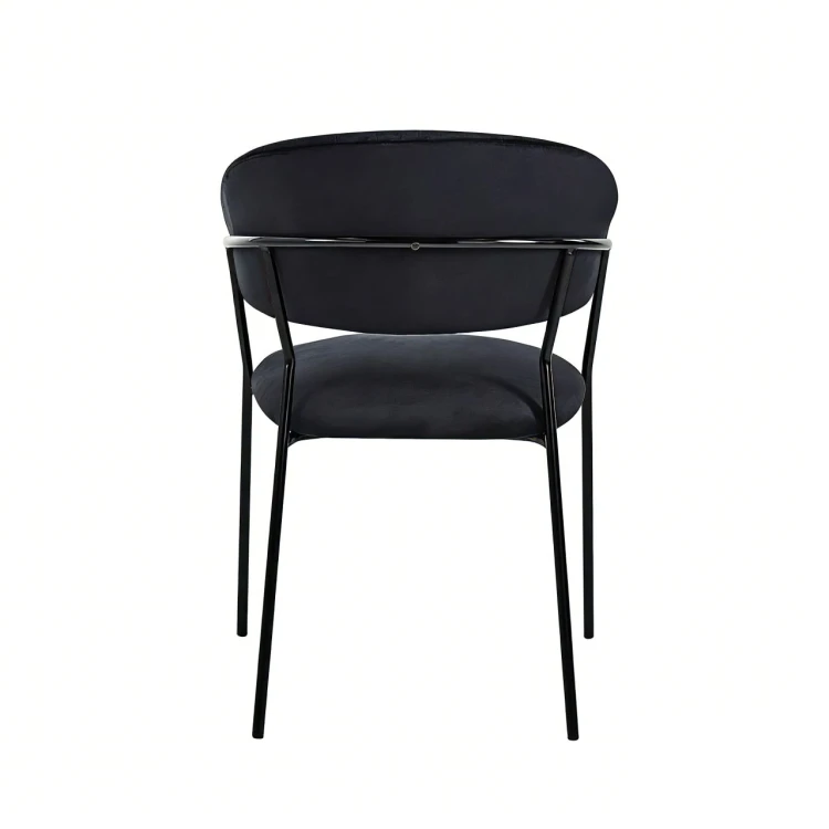 GLAM BLACK NOWOCZESNE KRZESŁO TAPICEROWANE CZARNE K4-FX FURNITEX CZARNY STELAŻ DO JADALNI.jpg