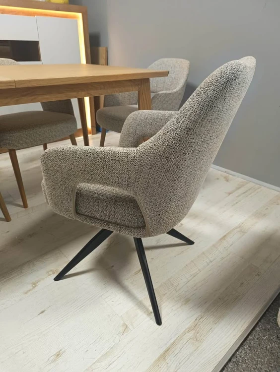 KRZESŁO OBROTOWE OLSEN SIGNAL CIEMNY BEŻ ZE SPRĘŻYNĄ.jpg