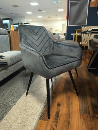 KRZESŁO OBROTOWE SERVIO ZE SPRĘŻYNĄ KIESZENIOWĄ VELVET SZARY BLUVEL14 SIGNAL.jpg