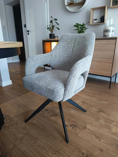 KRZESŁO OBROTOWE DO JADLANI OLSEN ZE SPRĘŻYNĄ KIESZENIOWĄ W SIEDZISKU NOELLE CIEMNY BEŻ SIGNAL.jpg