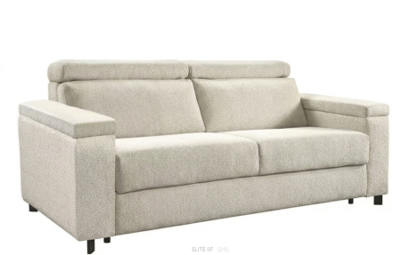 Sofa ELITE 2SFBK ze stelażem włoskim (spanie na materacu) z pojemnikiem w bokach