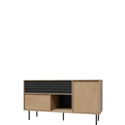 Komoda Ardila ARD-KO150 dąb cremona / czarny  150 cm