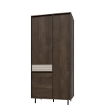 Szafa dwudrzwiowa EBR-SZ90 dąb barokowy / kaszmir 90 cm